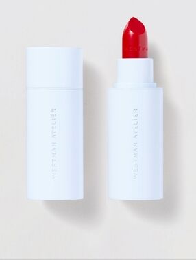 Westman Atelier HydroBalm Sheer Tinted LIPSTICK PIPPI/sheer poppy red. BNIB